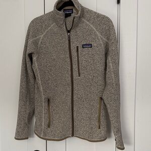 Patagonia Tan Full-Zip Better Sweater